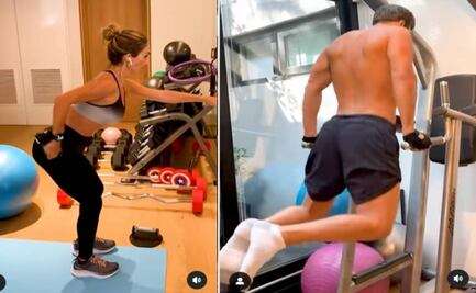 Así se ponen en forma Anahí y Manuel Velasco; muestran su rutina de ejercicios