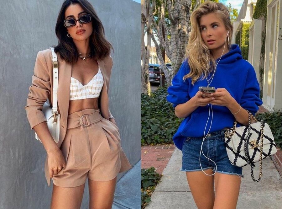 Los shorts son básicos de la temporada de primavera. Foto: Pinterest / Instagram @xeniaadonts