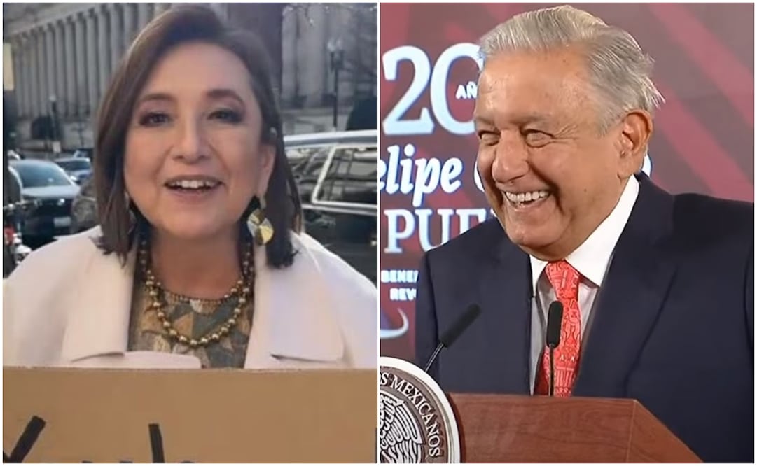 AMLO señaló la pronunciación en inglés de Xóchitl Gálvez. Foto: Especial