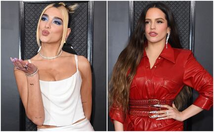 Critican a Dua Lipa y Rosalía por video en el que lanzan billetes a strippers