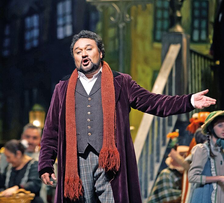 Ramón Vargas, en el personaje de Rodolfo en La Bohemia, de Puccini, en julio de 2014 (CORTESÍA BELLAS ARTES)