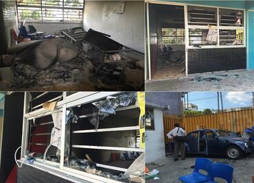 Dejan daños en CCH Naucalpan