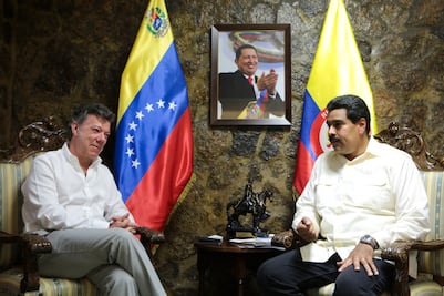 Santos y Maduro se reunirán mañana para hablar sobre frontera