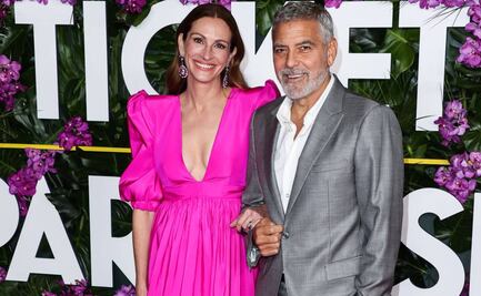 El peculiar vestido de Julia Roberts con el que rinde homenaje a George Clooney