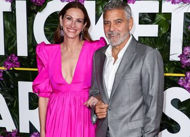 El peculiar vestido de Julia Roberts con el que rinde homenaje a George Clooney