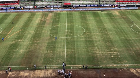 Mal estado de la cancha en el Azteca para el Cruz Azul vs Veracruz