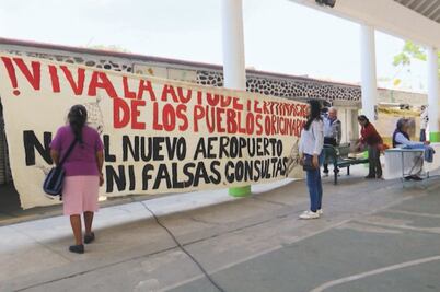 Ahora, pueblos indígenas contra Santa Lucía