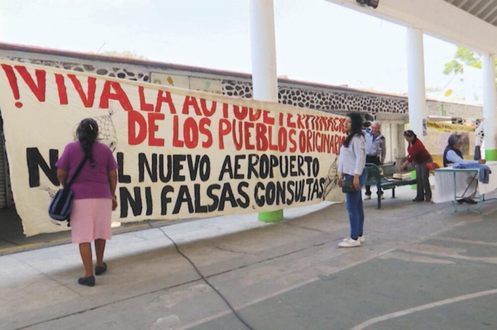 El grupo de los pueblos originarios de Tecámac reclama, entre otras cosas, la falta de una consulta indígena previa en la totalidad de las comunidades afectadas. Foto: ARCHIVO EL UNIVERSAL