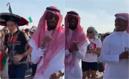 VIDEO: Fanáticos qatarís se suman a la fiesta mexicana y bailan 'Payaso de rodeo'