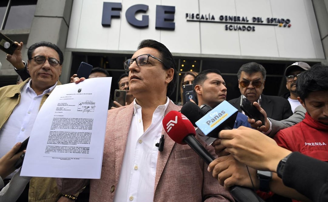 Fernando Villavicencio, candidato presidencial asesinado en Ecuador. Foto: AFP