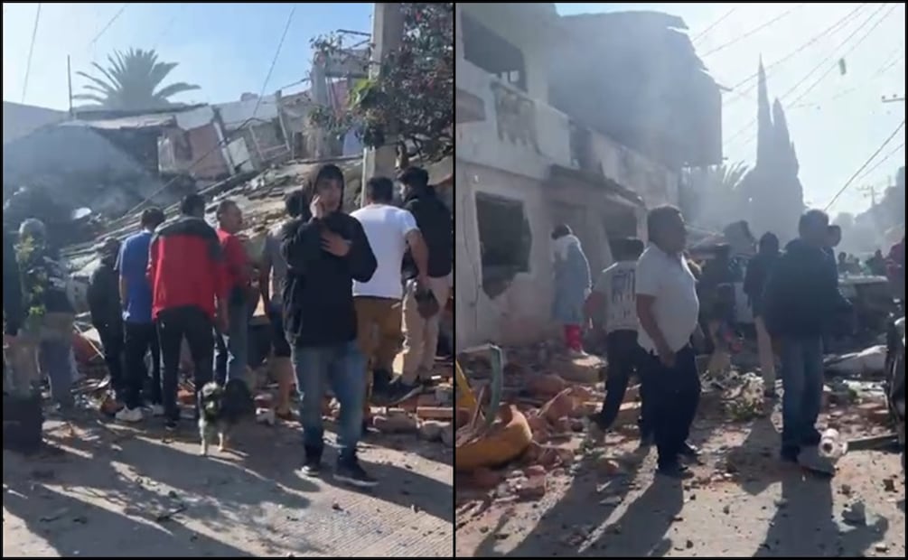 Vecinos del lugar se acercaron para ayudar, en tanto personal de Protección Civil y Bomberos de Coacalco ya trabajan en el sitio. Foto: Especial
