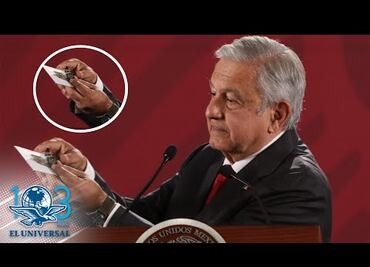 AMLO muestra cámara espía de Palacio Nacional