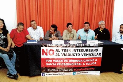 Vecinos temen albazo por tren México-Toluca