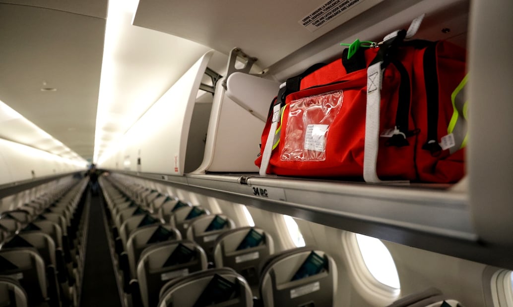 Imagen de la llegada de la quinta aeronave EMBRAER E-195 para Mexicana de Aviación en el Aeropuerto Internacional Felipe Ángeles, en Santa Lucía. Foto: Fernanda Rojas /EL UNIVERSAL