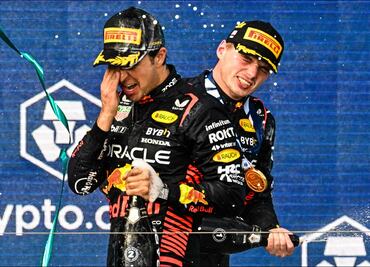 Rechaza Checo Pérez que Max Verstappen sea mal perdedor: "Puedo ver que de verdad lo siente y aprecio eso"