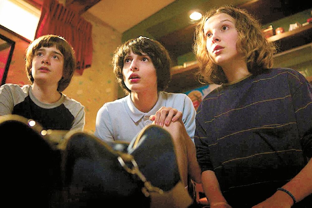 En la serie, que estrena el jueves su temporada tres, sus protagonistas ahora son adolescentes. Foto/NETFLIX