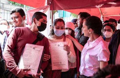 Sheinbaum participa en Feria del Bienestar de San Gregorio Atlapulco, Xochimilco