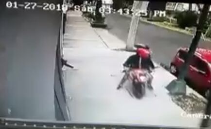 Captan asalto en menos de 10 segundos en la colonia Narvarte