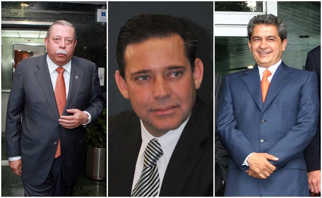 En la foto: gobernador Egidio Torre Cantú y ex gobernadores Eugenio Hernández y Tomás Yarrington (ARCHIVO EL UNIVERSAL)