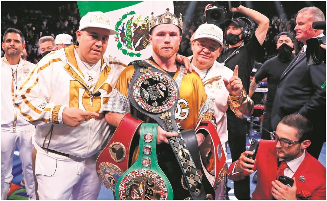 Canelo Álvarez es reconocido como el peleador del año por la BWAA / FOTO: AP
