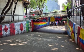 Murales del Mundial 2026 en CDMX; Glorieta de Insurgentes y SSC se llenan de arte futbolero