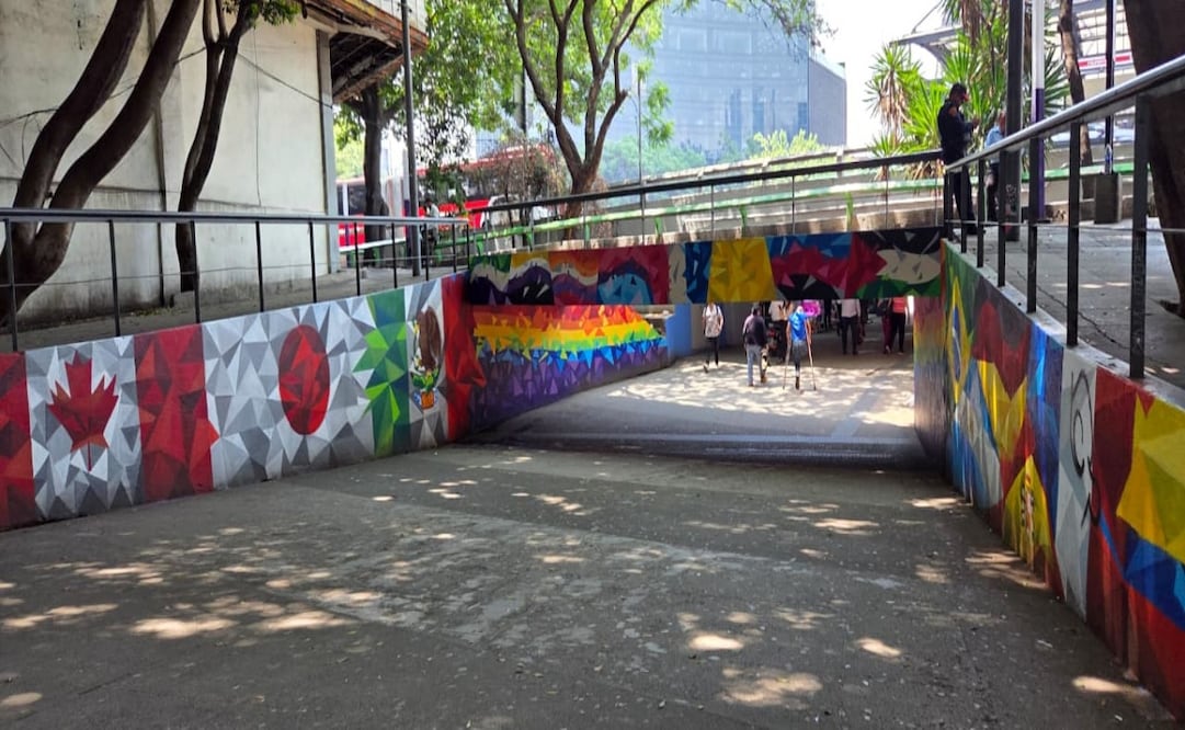 Murales del Mundial 2026 en CDMX. Foto: Frida Sánchez