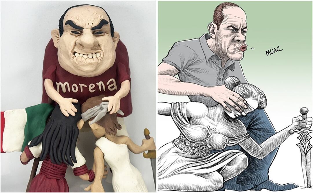 7 cartones que describen la evasión de Cuauhtémoc Blanco contra el desafuero. Foto: Redes sociales