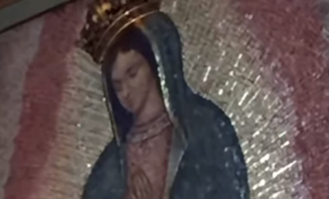 Imagen de la Virgen de Guadalupe en Notre Dame. Foto: Especial