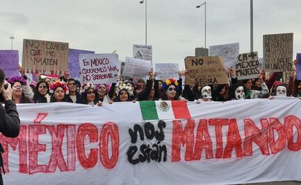 “En México nos están matando”, gritan mujeres desde España