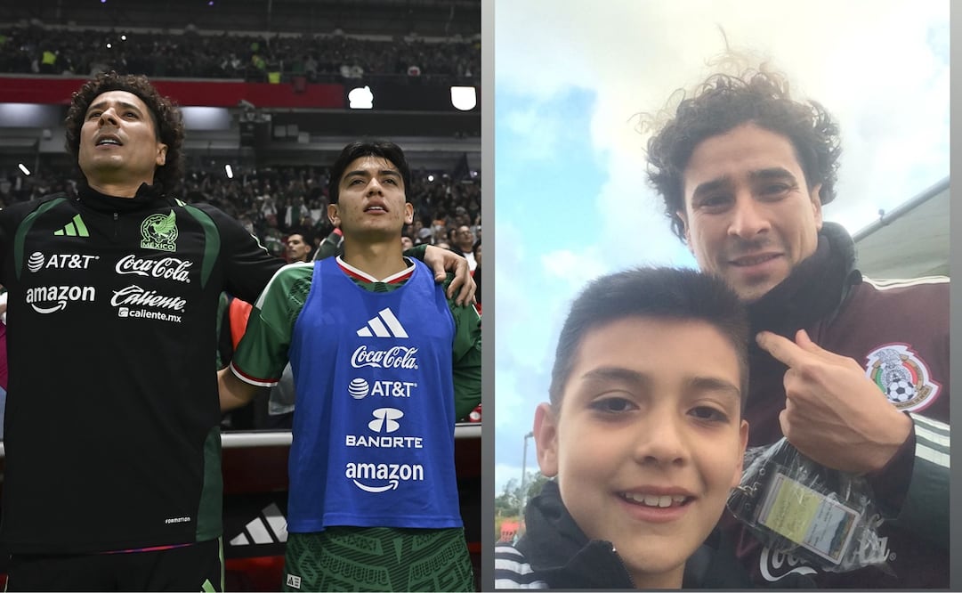 Gil Mora felicitó a Guillermo Ochoa con una foto de ellos, pero de hace algunos años. FOTO: ESPECIAL