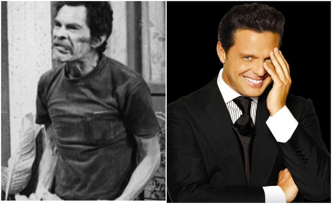Ramón Valdés y Luis Miguel. Fotos: Archivo