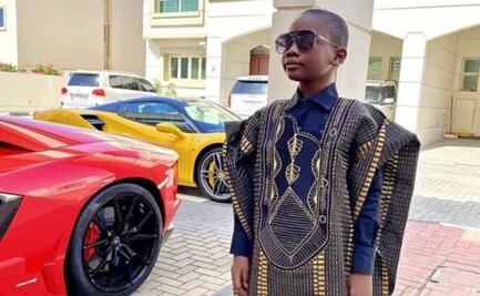 Mompha Jr., el niño influencer que tiene colección de autos de lujo