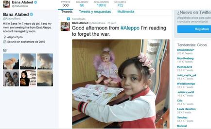 Niña de 7 años usa Twitter para describir su vida en Alepo