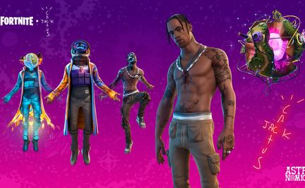 Travis Scott da concierto "astronómico" en Fortnite