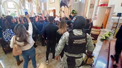 Guardia Nacional abandona a candidatos en la noche