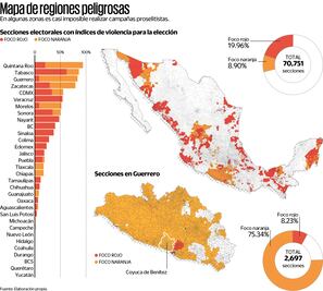 Ignoran alerta de riesgos de oposición y ahí asesinan a 22