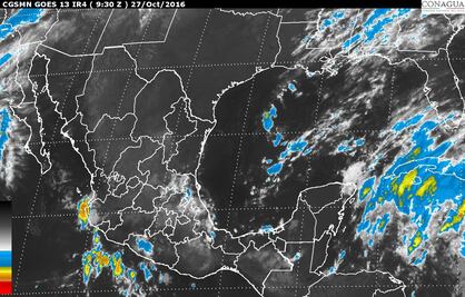 Prevén tormentas muy fuertes al sureste del país