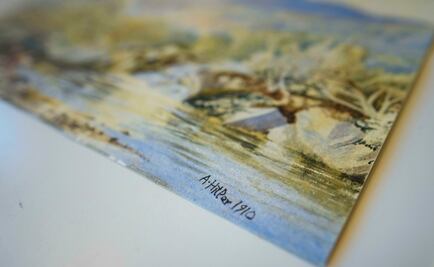 Decomisan cuadros atribuidos a Hitler por sospecha de falsificación