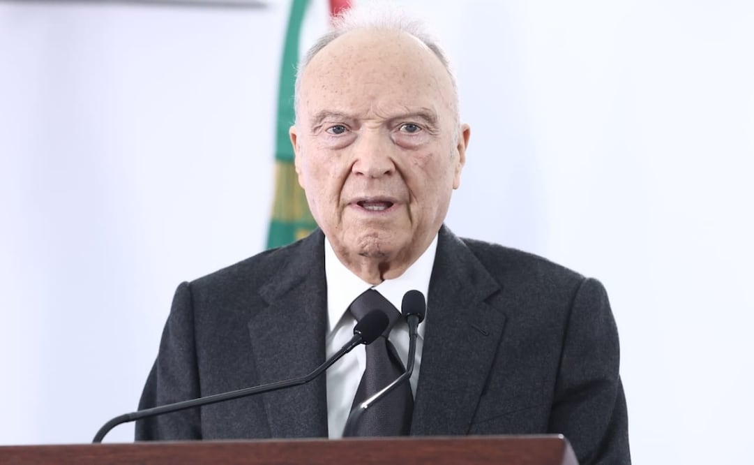 Conferencia del gabinete de Seguridad por envío de 26 narcos a EU. Foto: Gabriel Pano / EL UNIVERSAL