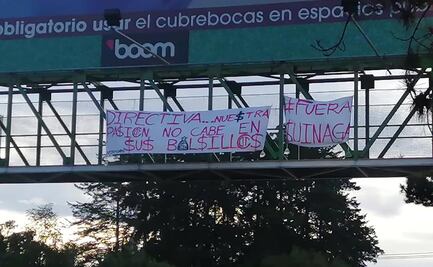 Recriminan con mantas el mal paso del Toluca