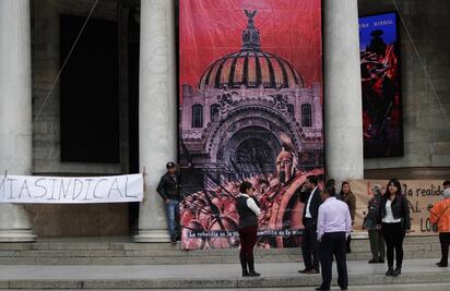 A paro, trabajadores de Capítulo 3000 de diferentes áreas del INBAL