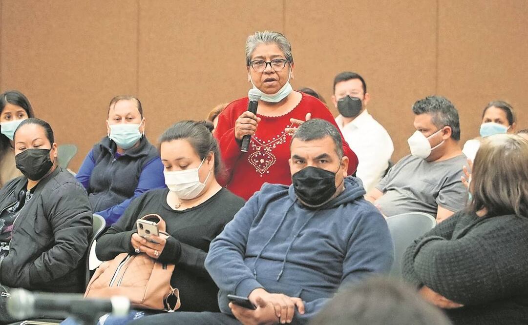 El plan de reparación se presentó a los familiares de los mineros fallecidos. Foto: Especial.