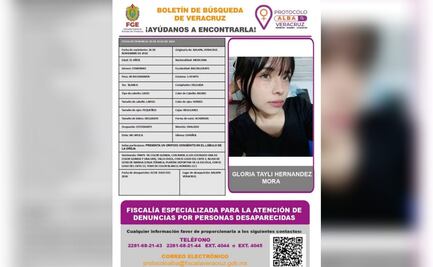 Familia de Gloria Tayli pide intensificar su búsqueda en Veracruz; la adolescente desapareció hace 5 días tras salir del CBTIS 13, en Xalapa