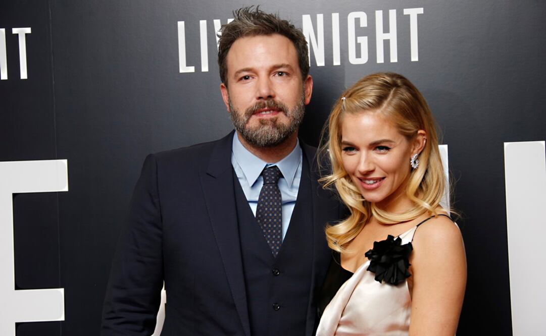 Ben Aflleck y Sienna Miller. FOTO: Archivo AP