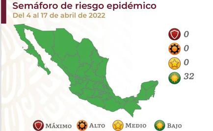México se mantiene en semáforo verde ante disminución de casos Covid