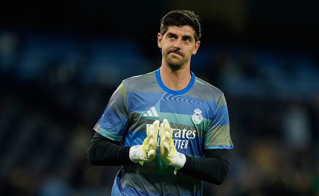 El portero Thibaut Courtois sufrió una lesión con el Real Madrid. FOTO: AP