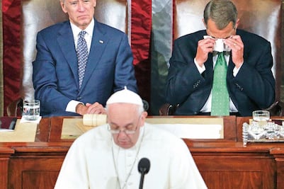 "Lágrimas de cocodrilo" de republicano por el Papa