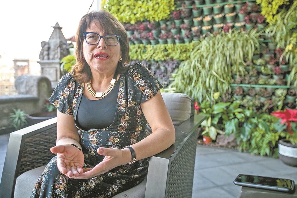Martha Ávila Ventura, coordinadora de Morena en el Congreso capitalino. Foto: Especial
