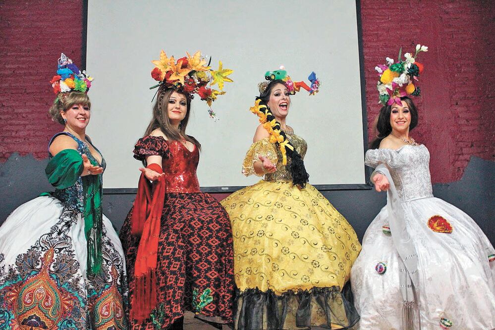 Ana Francis Mor, Marisol Gasé, Cecilia Sotres y Nora Huerta. LAS REINAS CHULAS