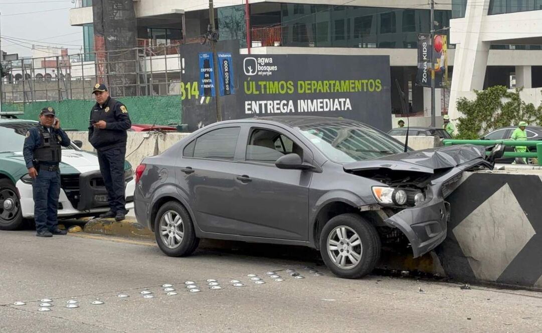 Accidente en la carretera México-Toluca, 06 de enero de 2025. Foto: Valente Rosas/EL UNIVERSAL